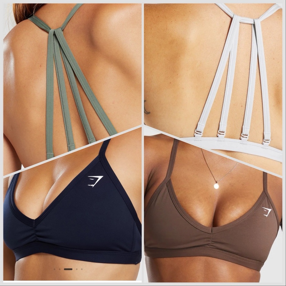 Gymshark Minimal Bras (set of 4)